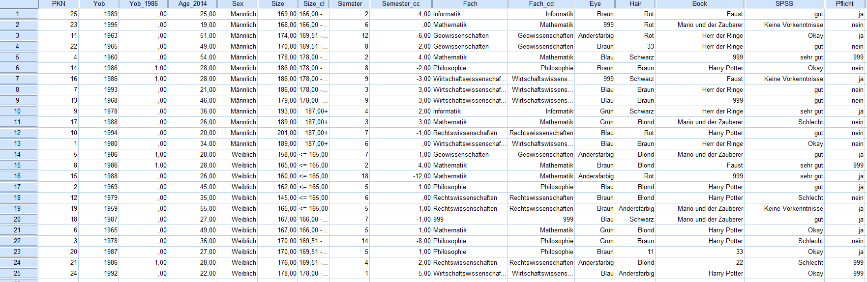 Erinnerung Datensatz Erinnerung Datensatz