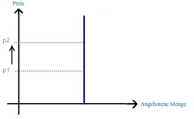Vollkommen unelastisches Angebot