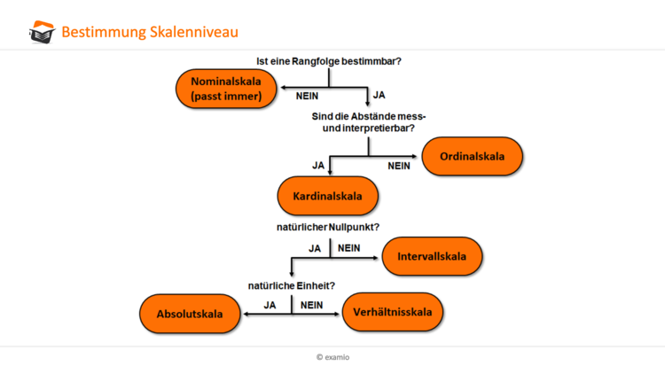 Ermittlung des Skalenniveaus